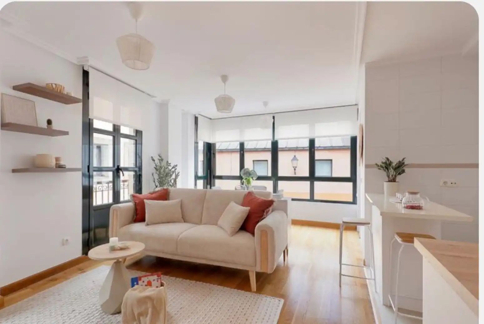 Sala de estar de Piso en venta en Gijón  con Amueblado