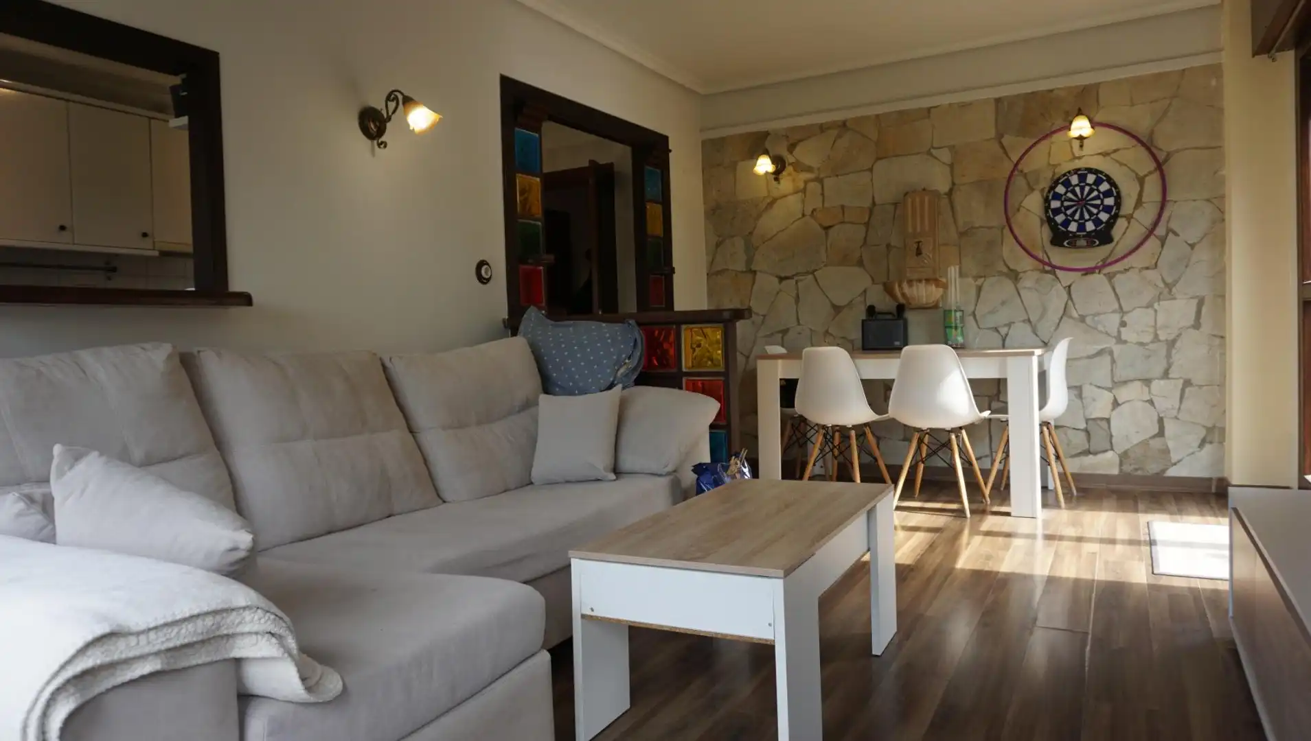 Sala d'estar de Pis en venda en Piélagos amb Calefacció, Jardí privat i Terrassa