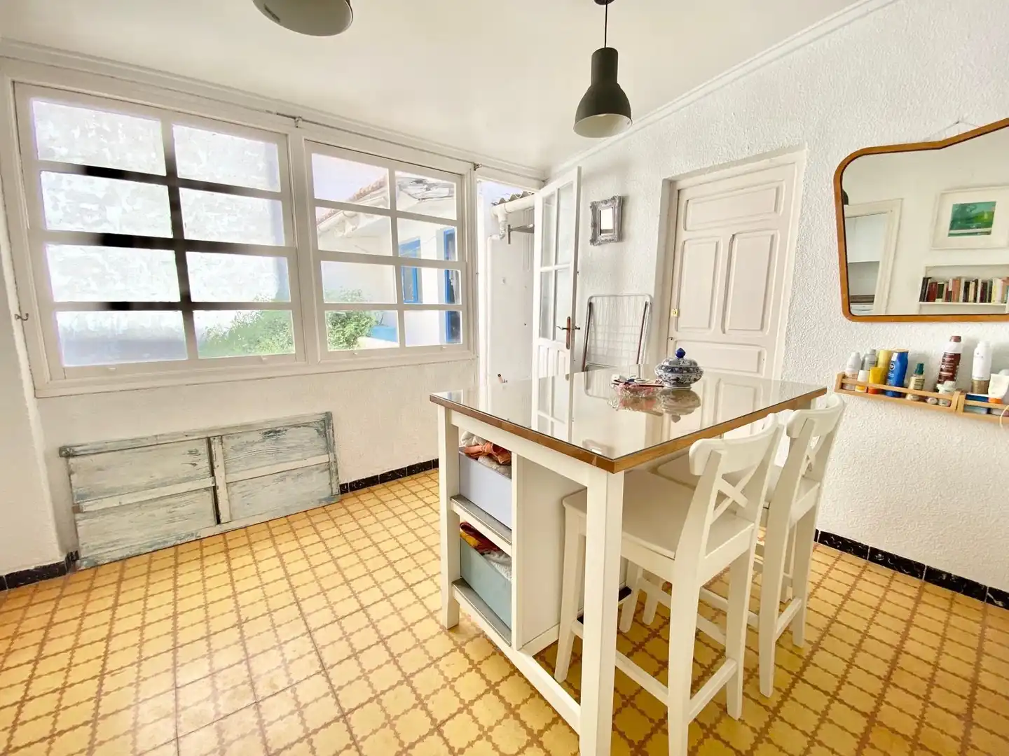 Cocina de Apartamento de alquiler en Guardamar del Segura con Calefacción, Amueblado y Lavadora