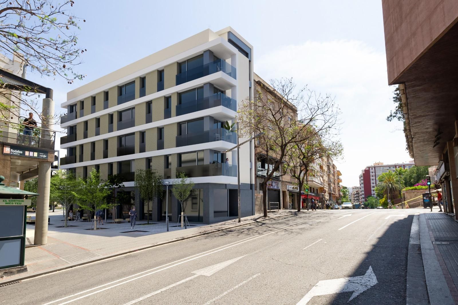 Vista exterior de Pis de lloguer en Cerdanyola del Vallès amb Calefacció i Traster