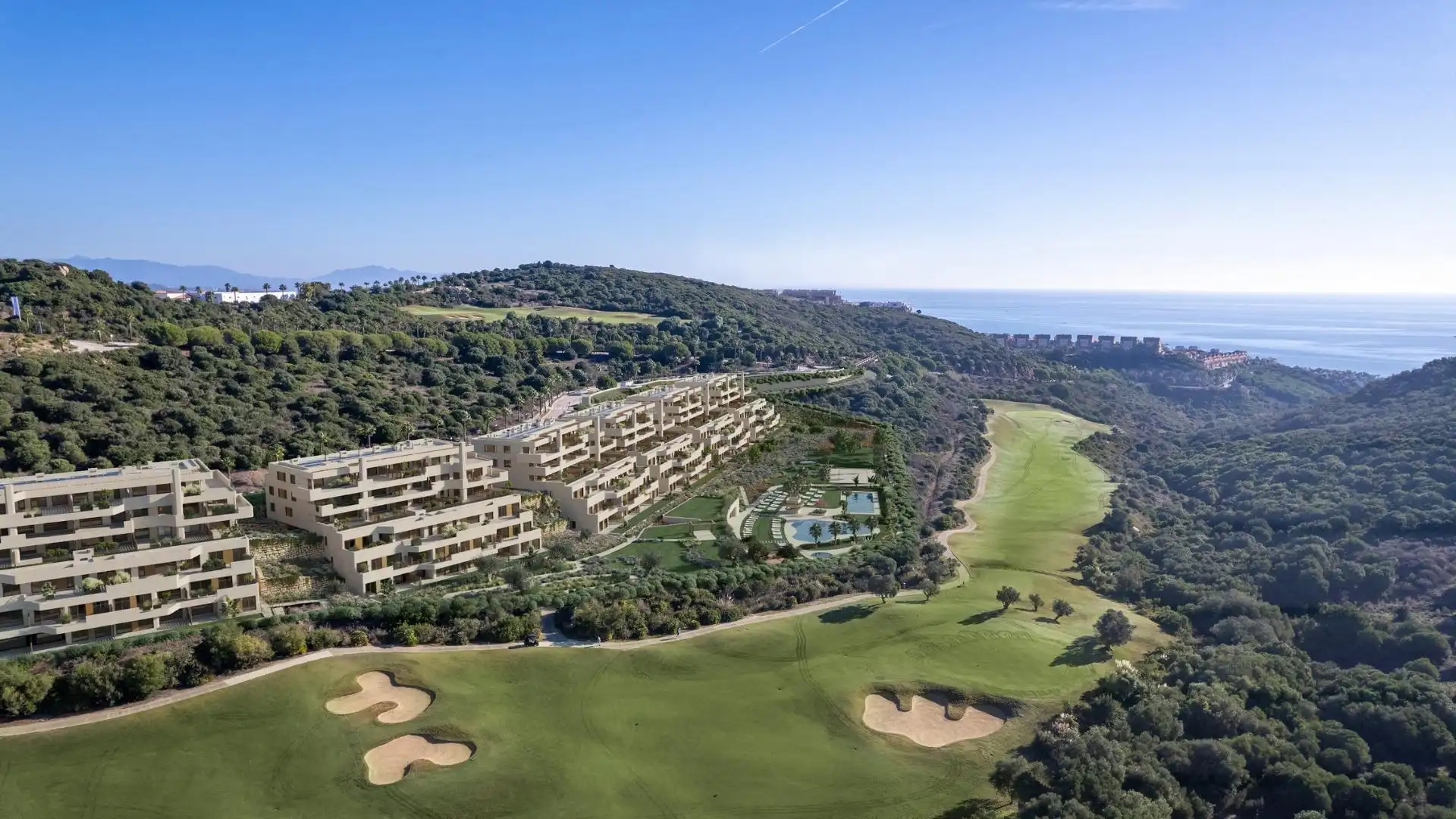 Außenansicht von Erdgeschoss zum Verkauf in La Alcaidesa mit Klimaanlage, Terrasse und Abstellraum