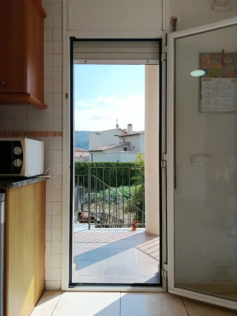Terrassa de Casa adosada en venda en Sant Julià de Ramis amb Calefacció, Jardí privat i Terrassa