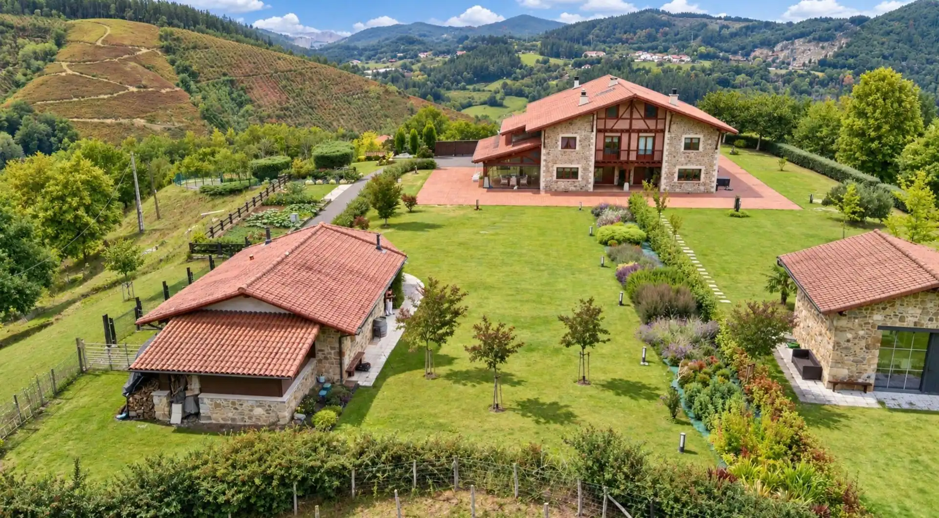 Casa a schiera con terrazza in vendita a Calle Barrio Ilunzar, imagen 62