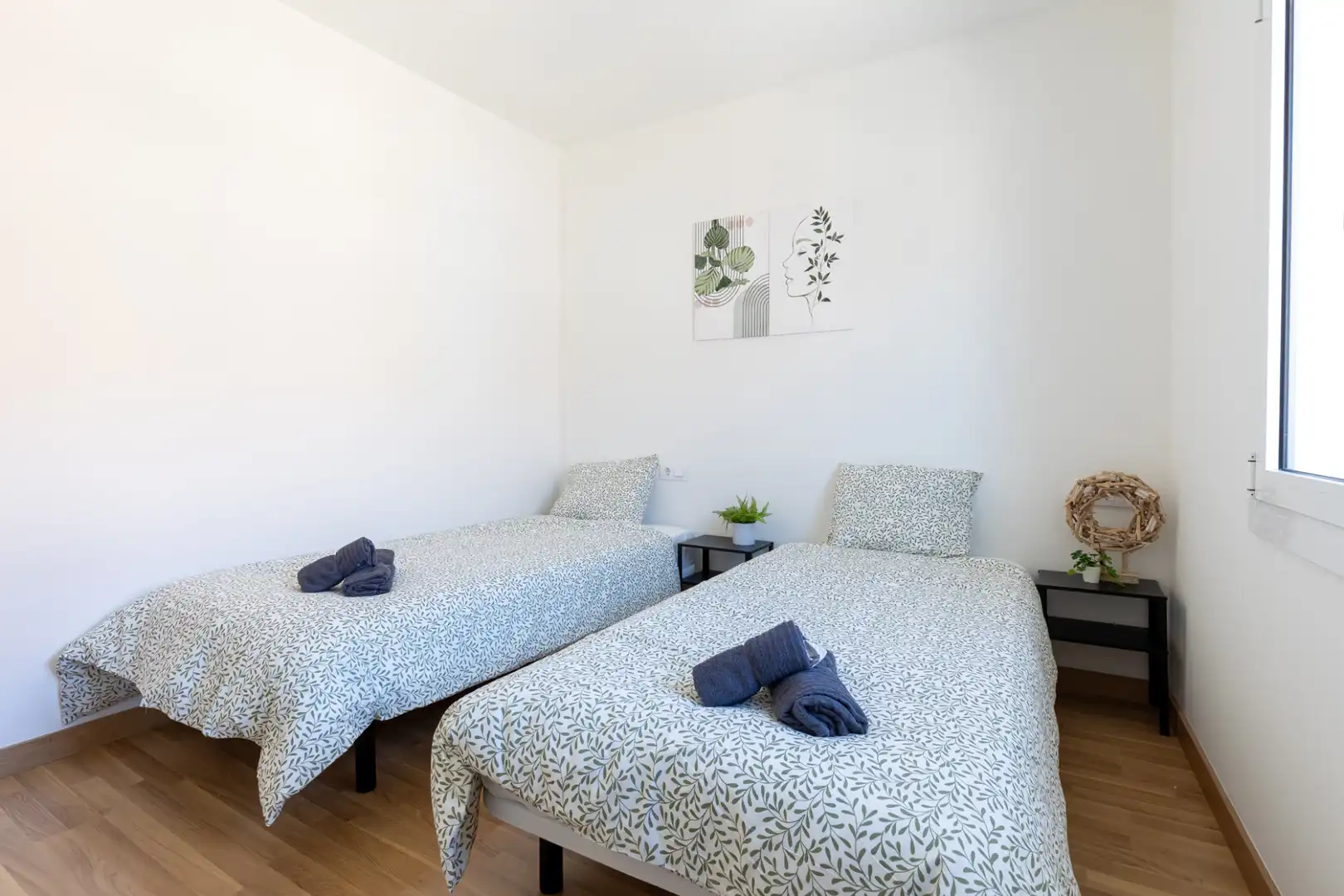 Bedroom of Flat for rent in Terrassa  with Heating, Parquet flooring and Terrace