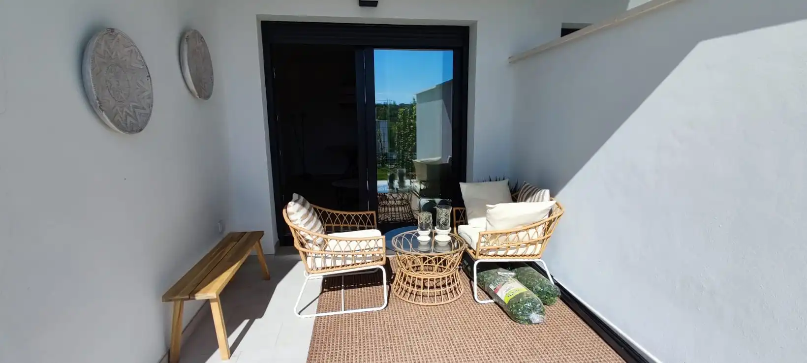 Terraza de Piso de alquiler en Colmenar Viejo con Aire acondicionado, Calefacción y Jardín privado