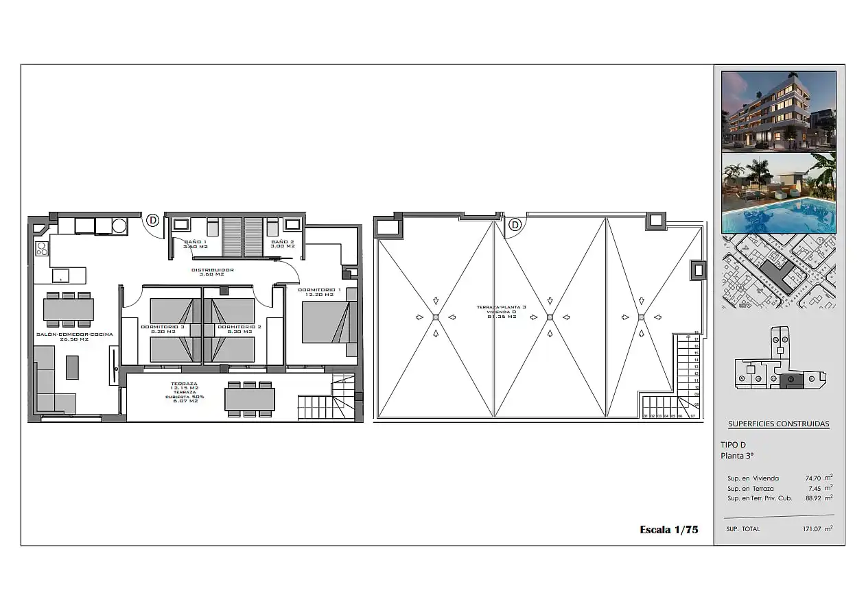 Apartament amb terrassa en venda a Santa Pola ciudad, imagen 28