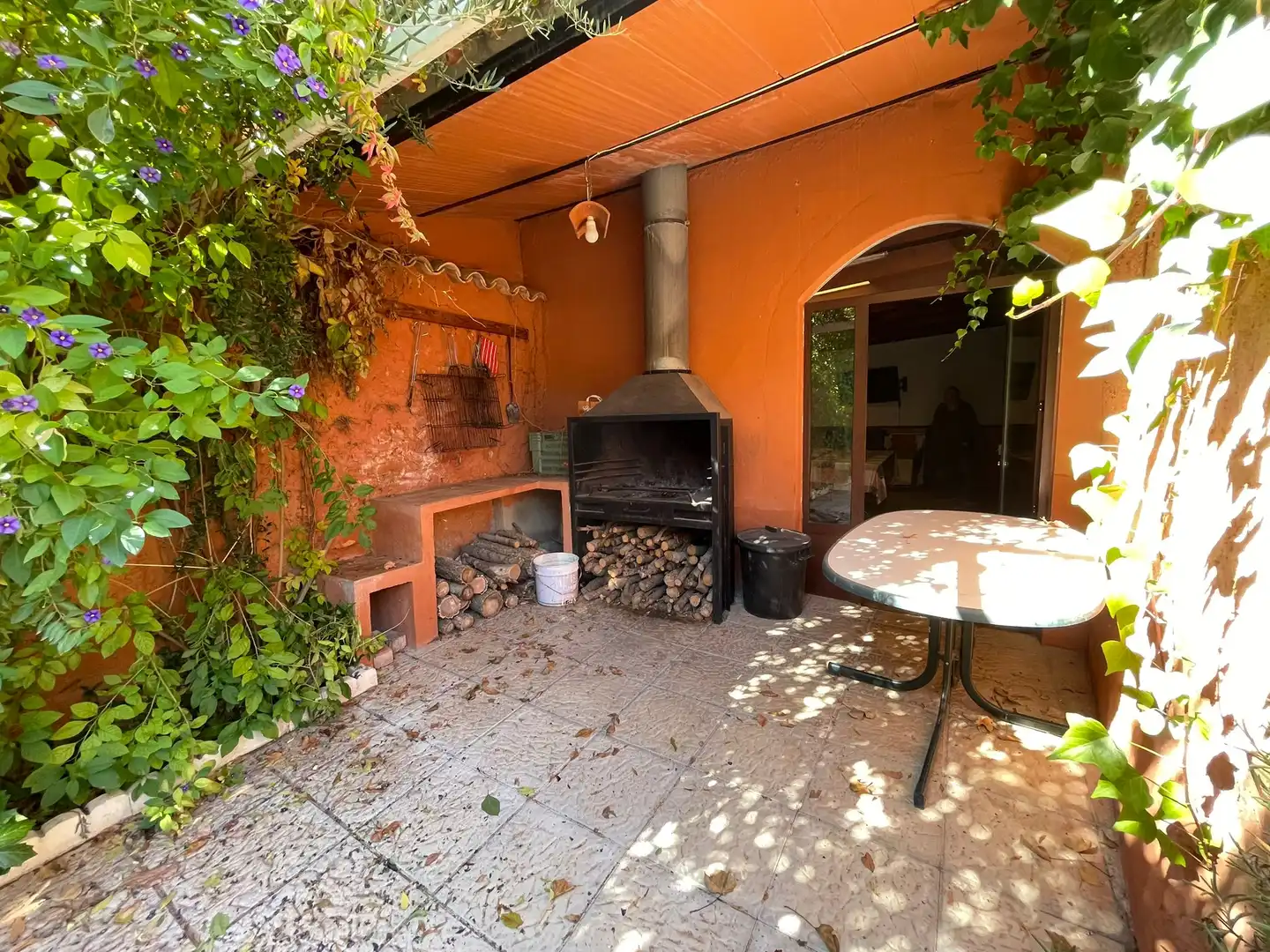 Terraza de Finca rústica en venta en San Pedro con Jardín privado y Amueblado