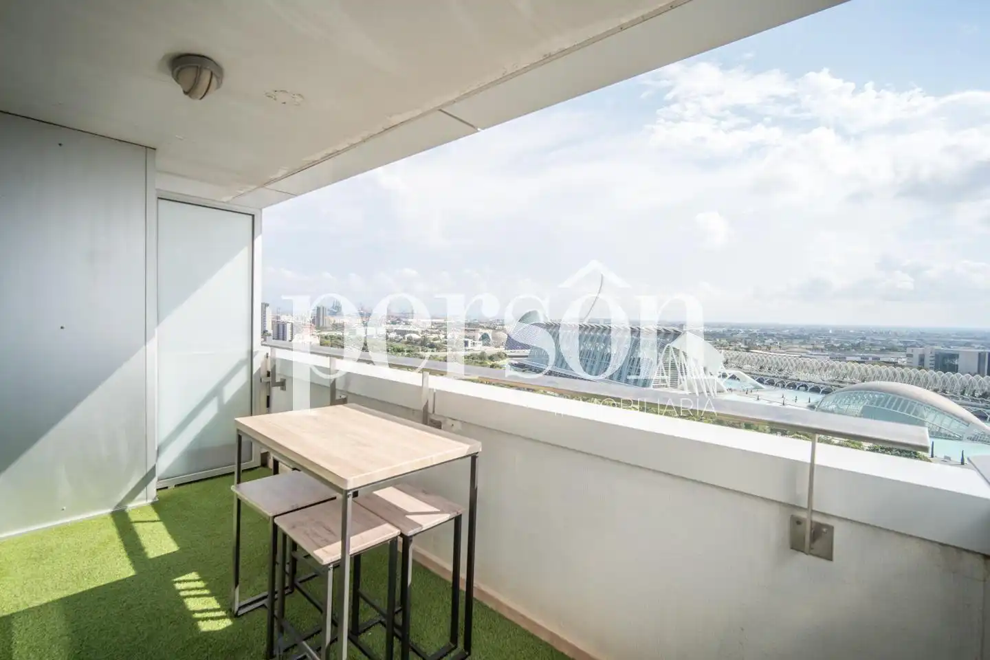 Terraza de Piso de alquiler en Valencia con Aire acondicionado, Calefacción y Terraza