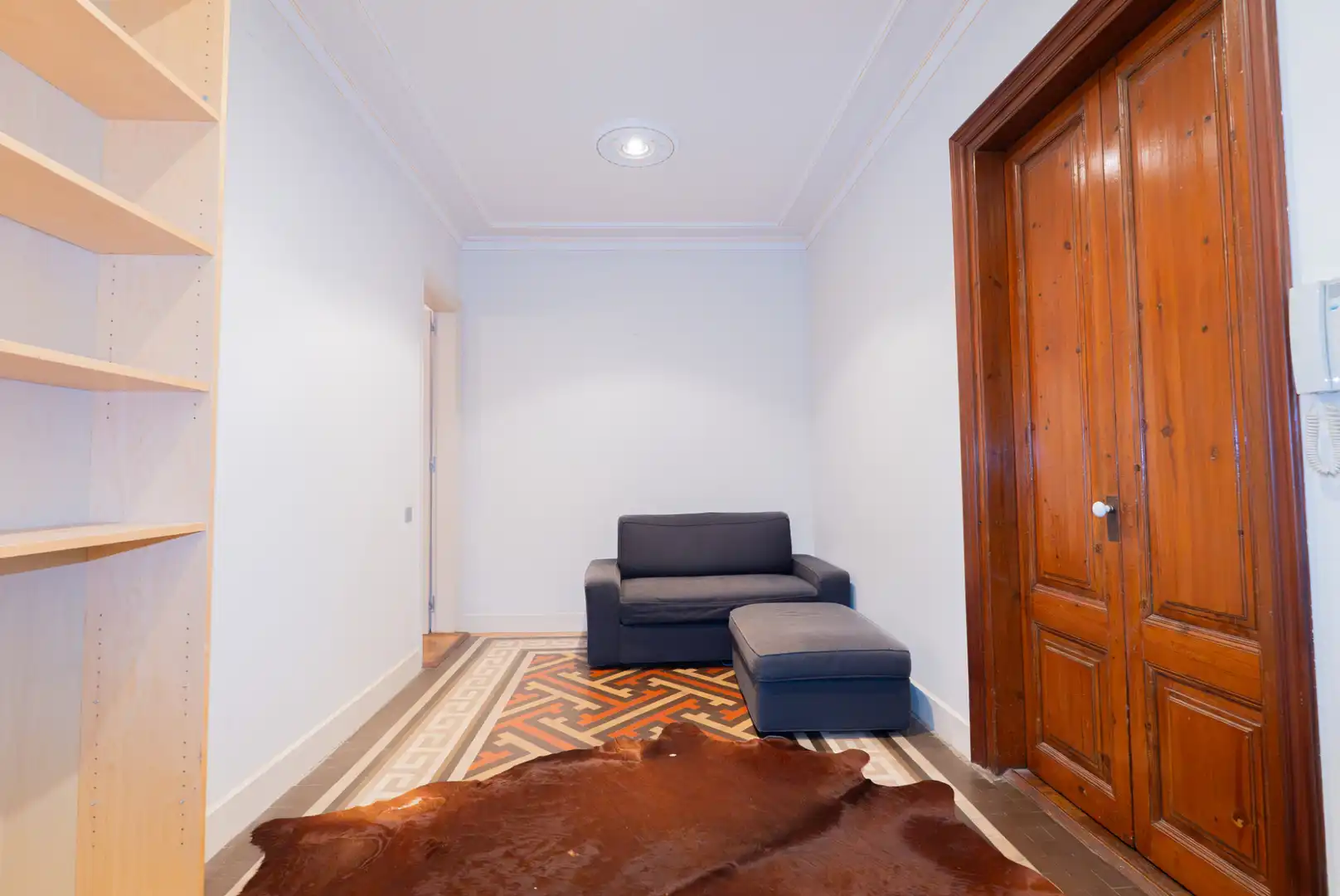Living room of Flat for sale in Barcelona  with Air Conditioner, Heating and Parquet flooring