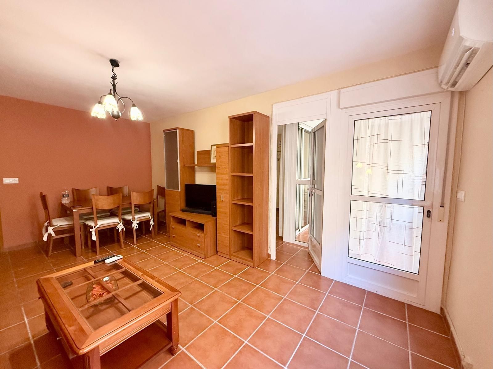 Living room of Flat for sale in  Almería Capital  with Air Conditioner and Furnished