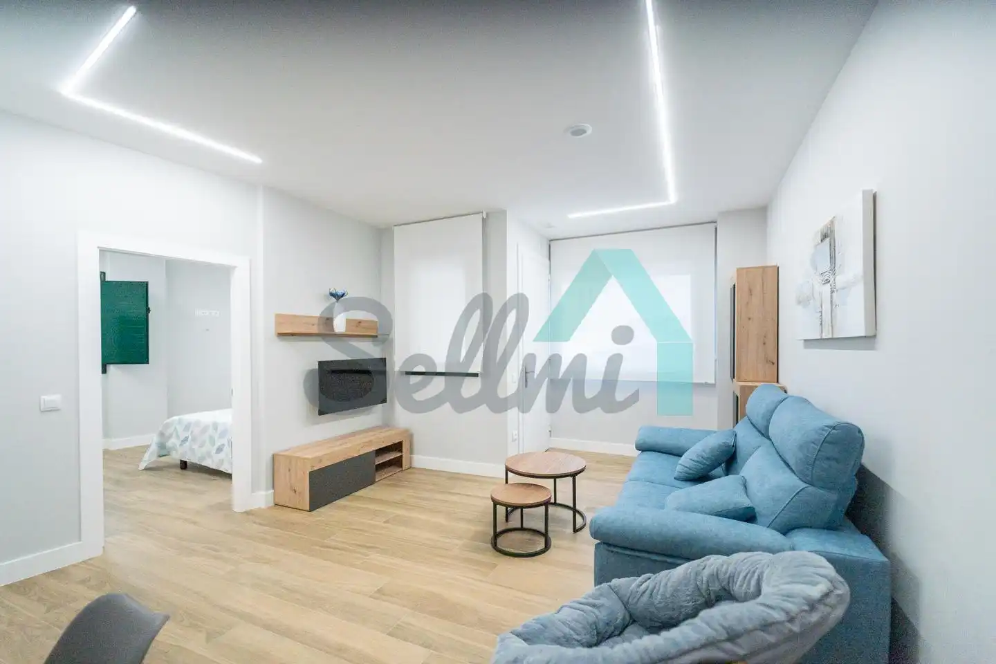 Sala de estar de Planta baja de alquiler en Noreña con Calefacción, Amueblado y Internet