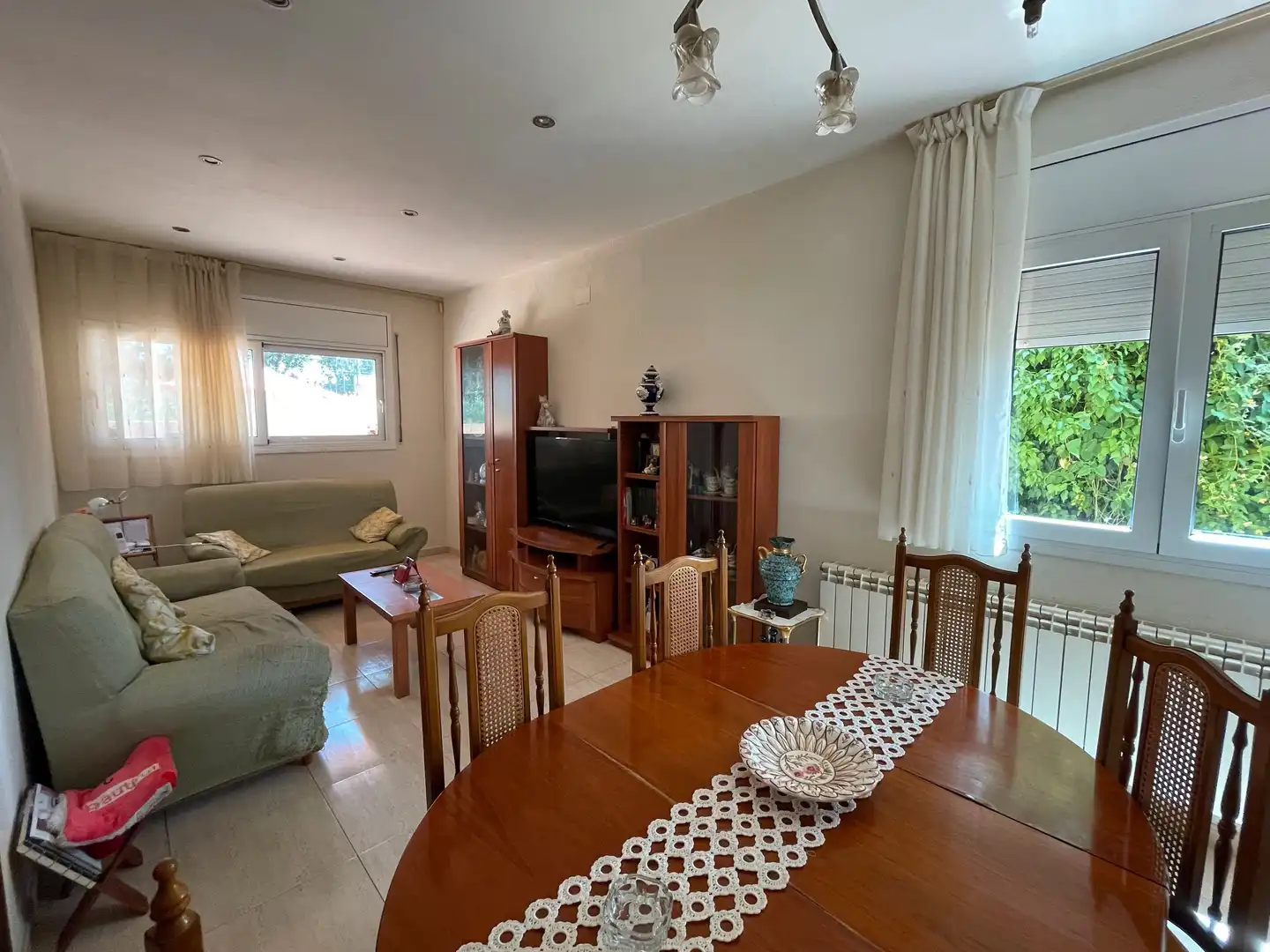 Living room of Houses for sale in Caldes de Malavella  with Heating, Private garden and Terrace