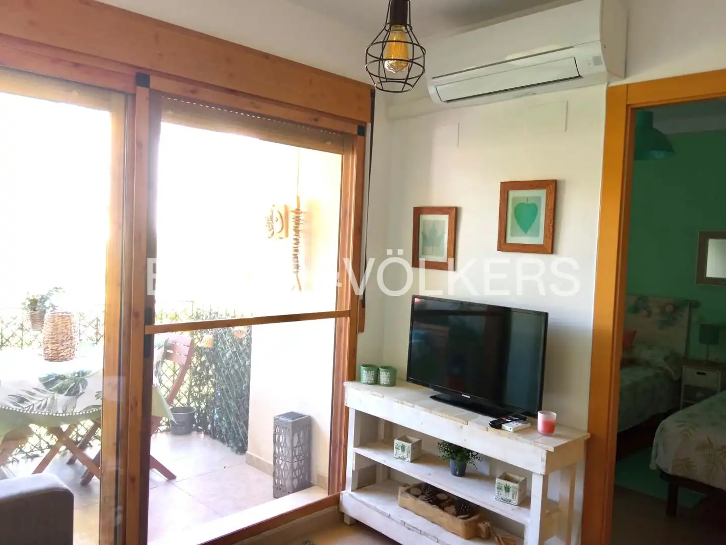 Terrasse von Wohnung zur Miete in Sot de Chera mit Klimaanlage, Heizung und Möbliert