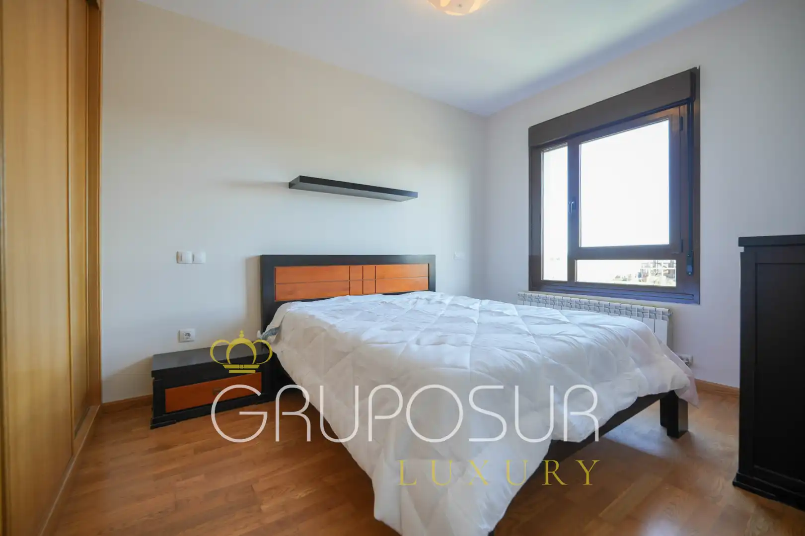 Schlafzimmer von Einfamilien-Reihenhaus zum Verkauf in Aldeamayor de San Martín mit Heizung, Privatgarten und Parkett