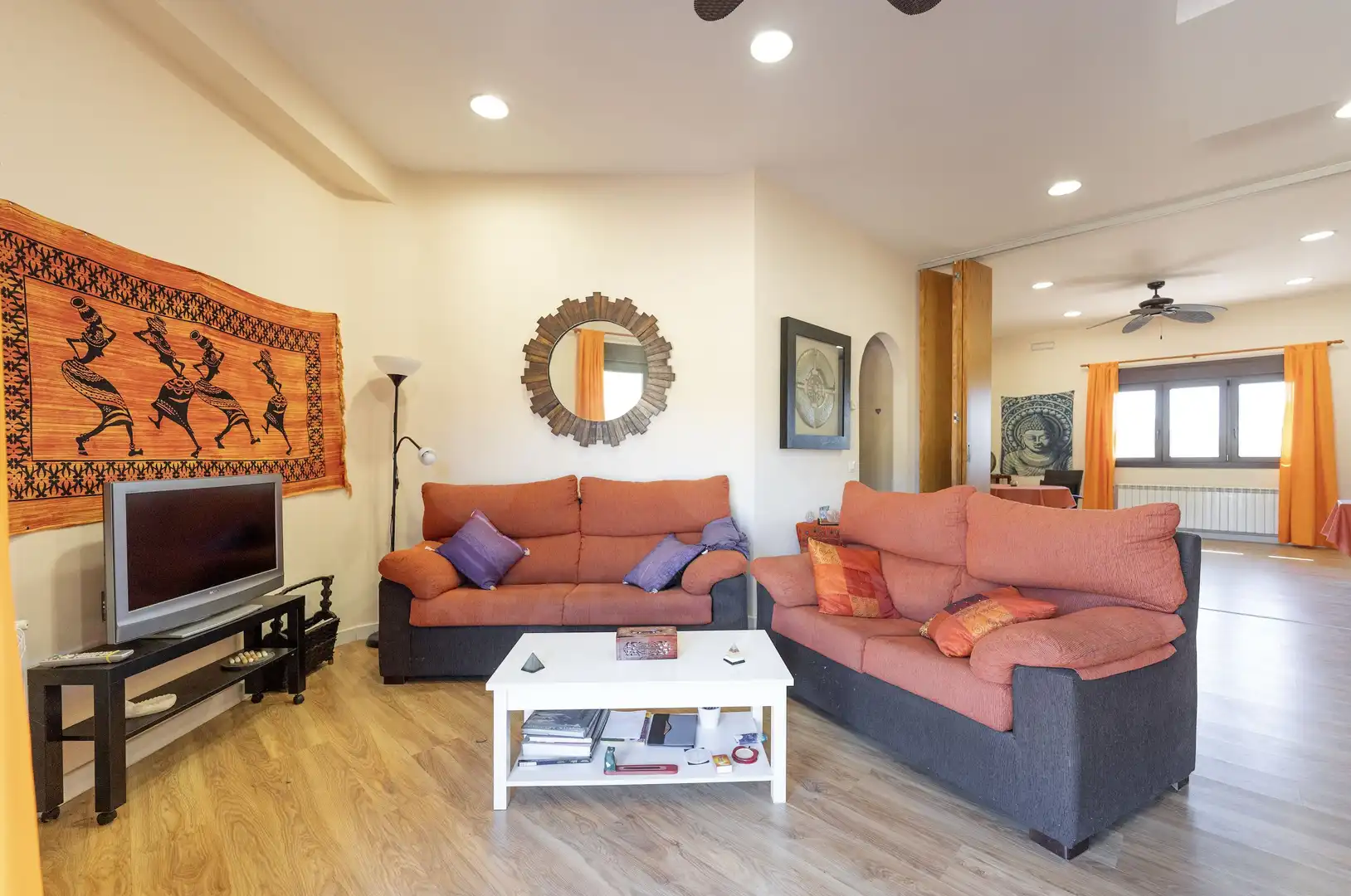 Sala de estar de Casa o chalet en venta en Villanueva de la Vera con Calefacción y Terraza