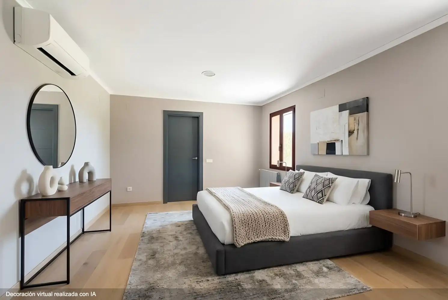 Bedroom of Houses for sale in La Pobla de Vallbona  with Air Conditioner, Heating and Private garden