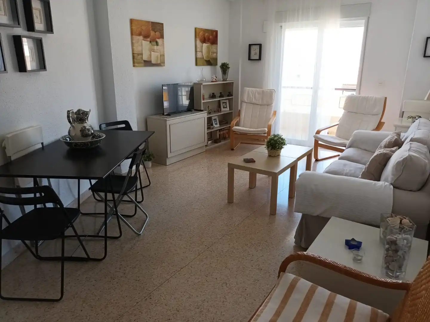 Sala de estar de Piso de alquiler en Motril con Calefacción, Terraza y Amueblado