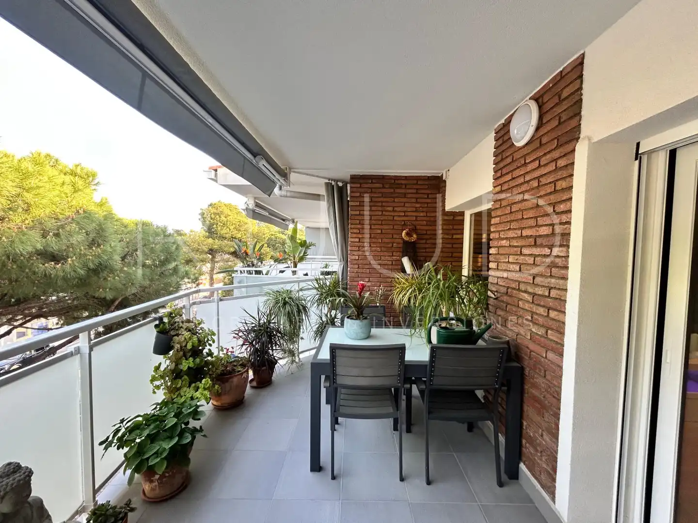 Balcony of Flat for sale in Castelldefels  with Air Conditioner, Heating and Parquet flooring