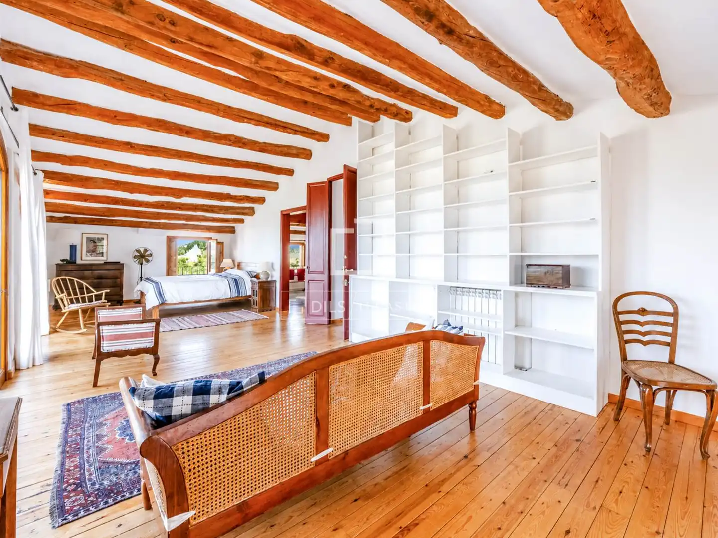 Sala de estar de Finca rústica en venta en Piera con Calefacción, Jardín privado y Trastero
