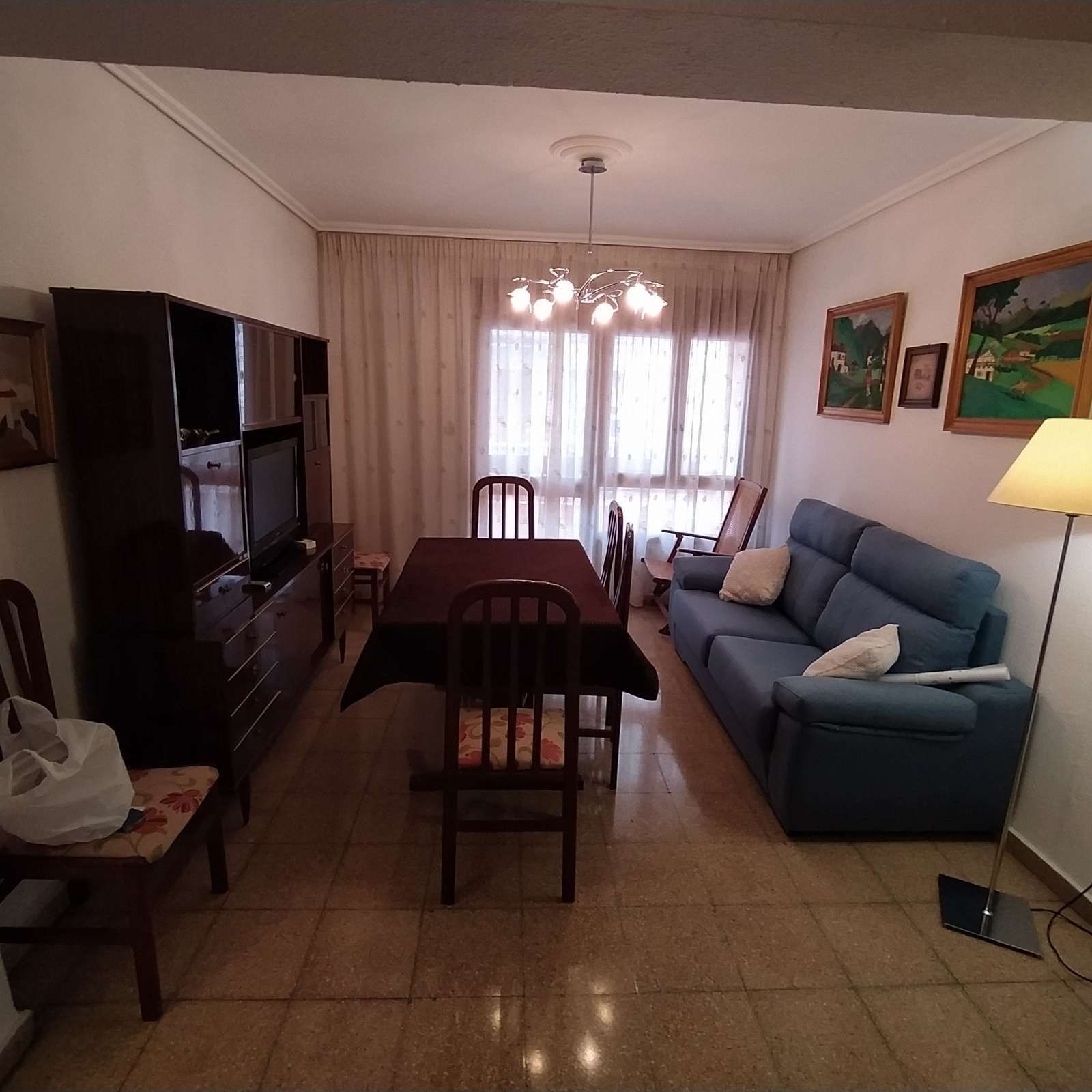 Sala d'estar de Apartament per a compartir en Godella amb Aire condicionat i Terrassa