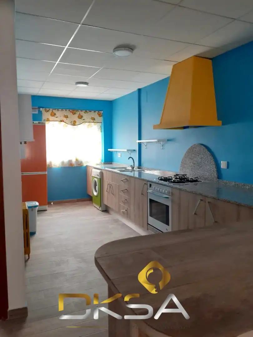 Cocina de Piso de alquiler en Castellón de la Plana / Castelló de la Plana con Aire acondicionado, Calefacción y Terraza