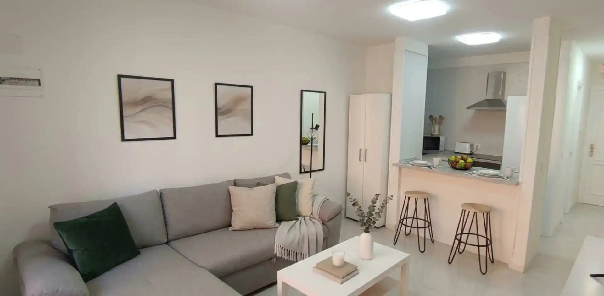 Sala d'estar de Pis de lloguer en Arona amb Balcó