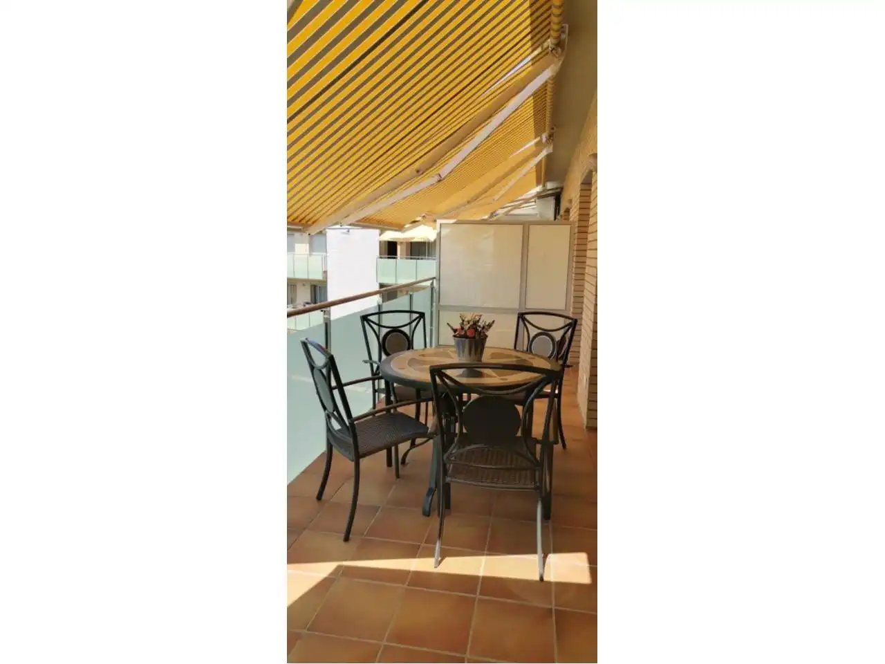 Terraza de Piso de alquiler en Cubelles con Aire acondicionado, Calefacción y Parquet