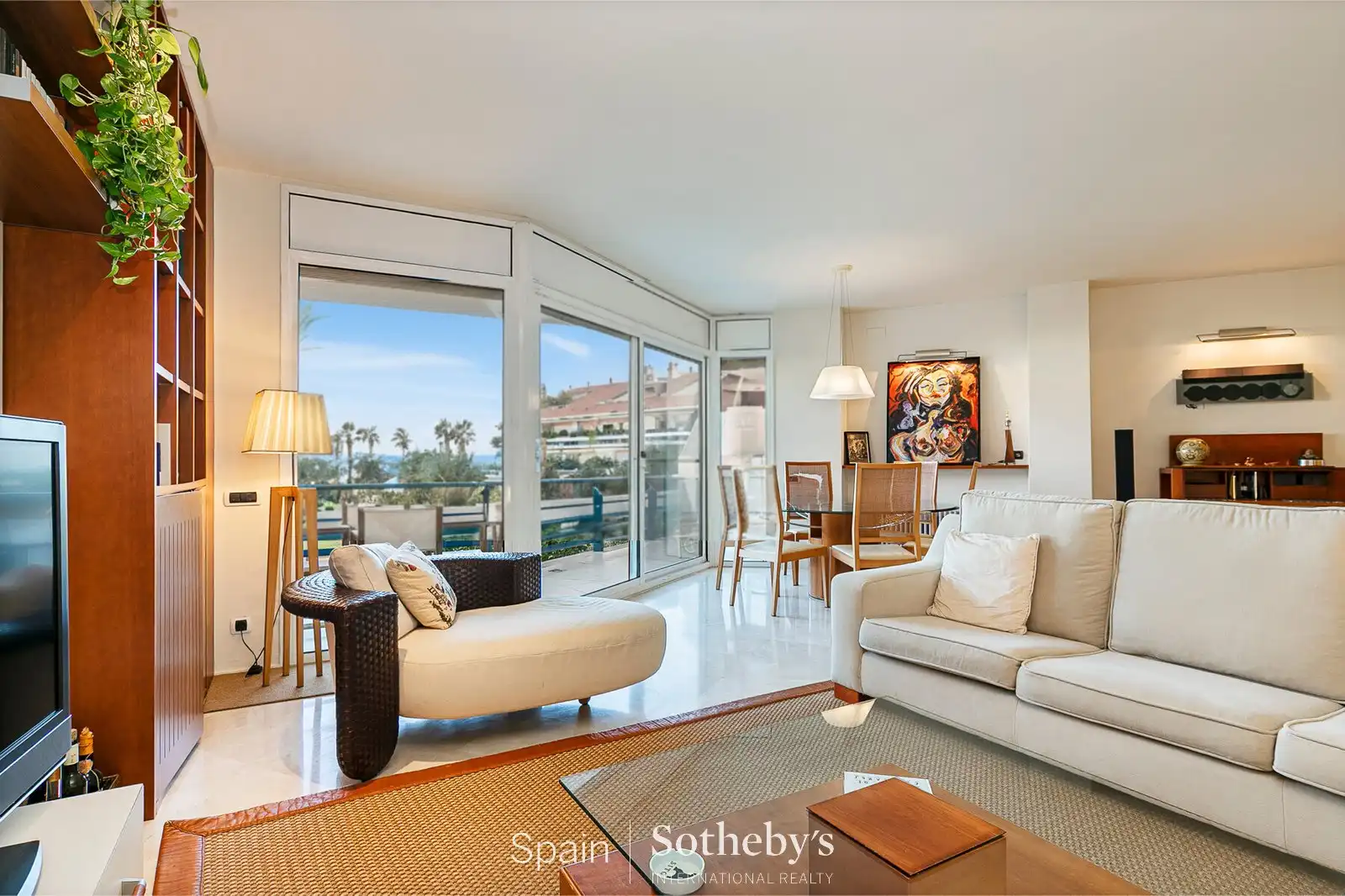 Living room of Apartments for sale in Sitges  with Air Conditioner, Storage room and Community pool