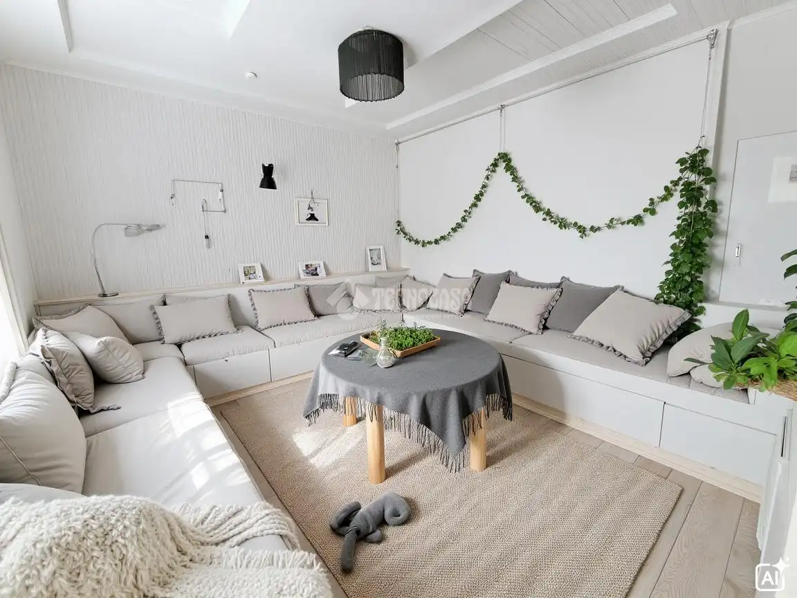 Sala de estar de Casa adosada en venta en Mocejón con Aire acondicionado, Calefacción y Balcón