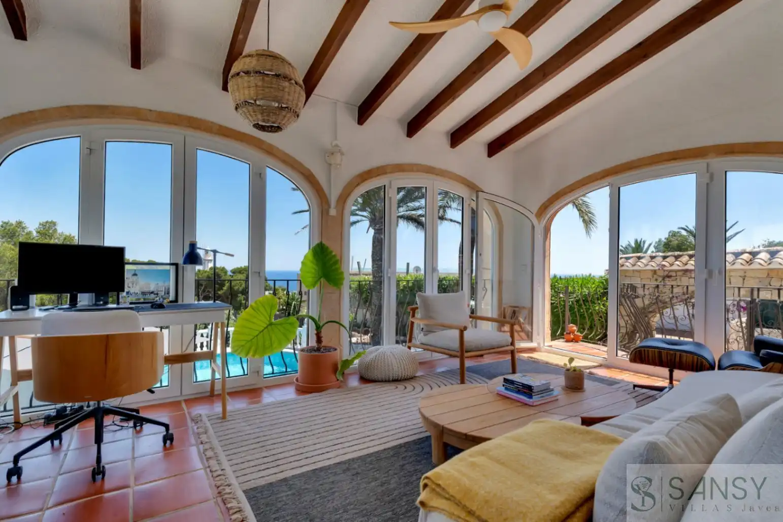 Living room of Houses for sale in Jávea / Xàbia  with Heating, Terrace and Storage room
