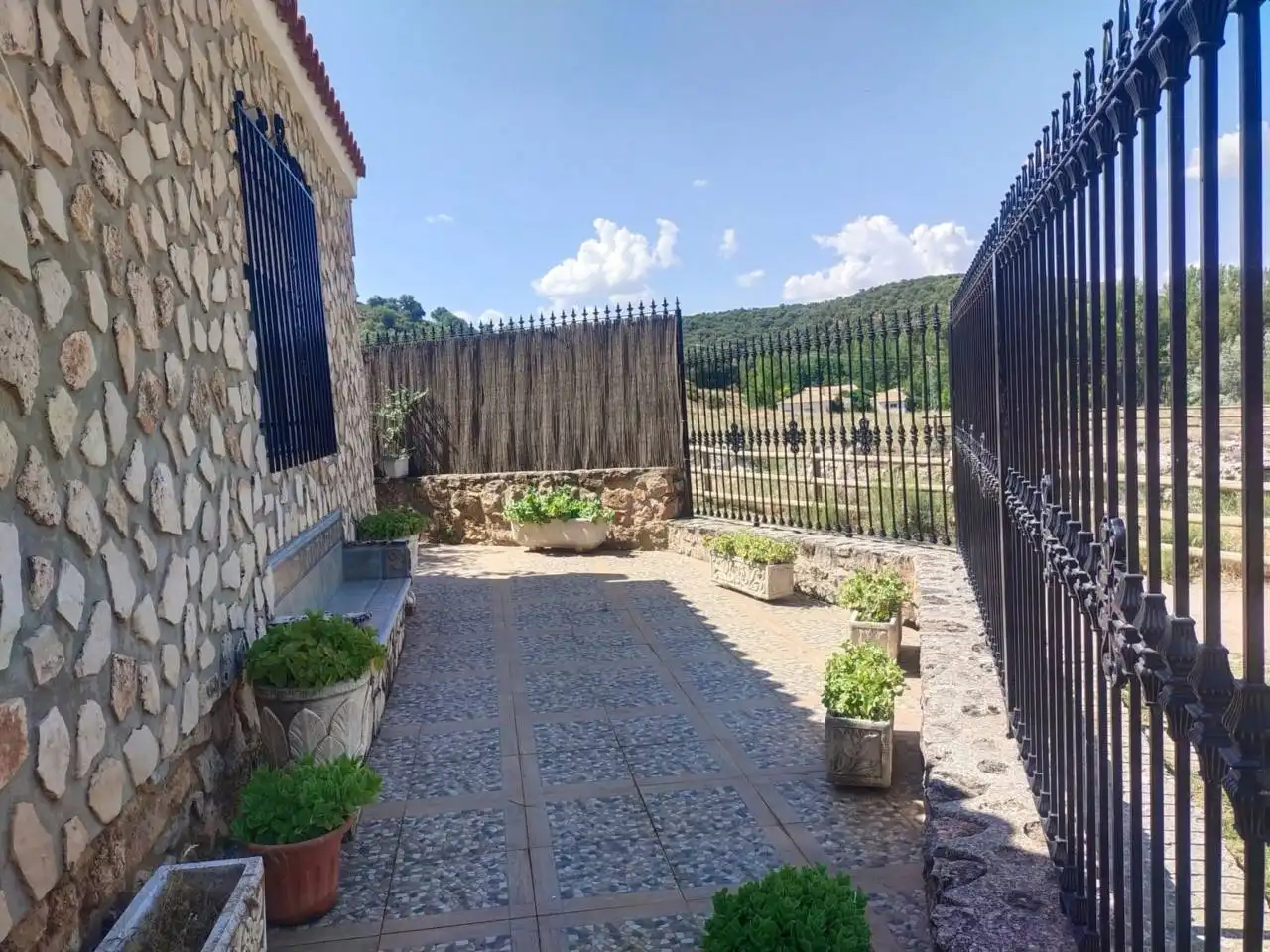 Terraza de Casa o chalet en venta en Ossa de Montiel con Aire acondicionado, Calefacción y Jardín privado