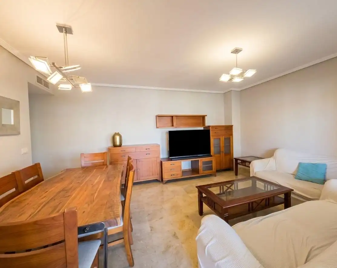 Sala de estar de Piso en venta en Alicante / Alacant con Aire acondicionado, Calefacción y Terraza