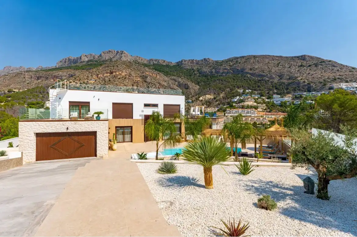 Vista exterior de Casa o chalet en venta en Altea con Aire acondicionado, Calefacción y Jardín privado