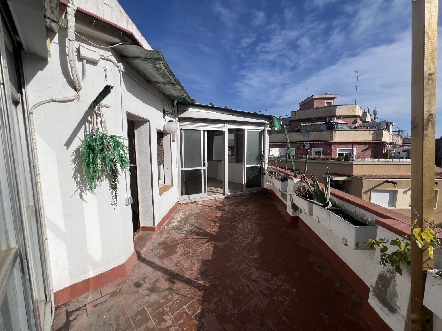 Terrace of Attic for sale in  Barcelona Capital  with Air Conditioner, Heating and Parquet flooring