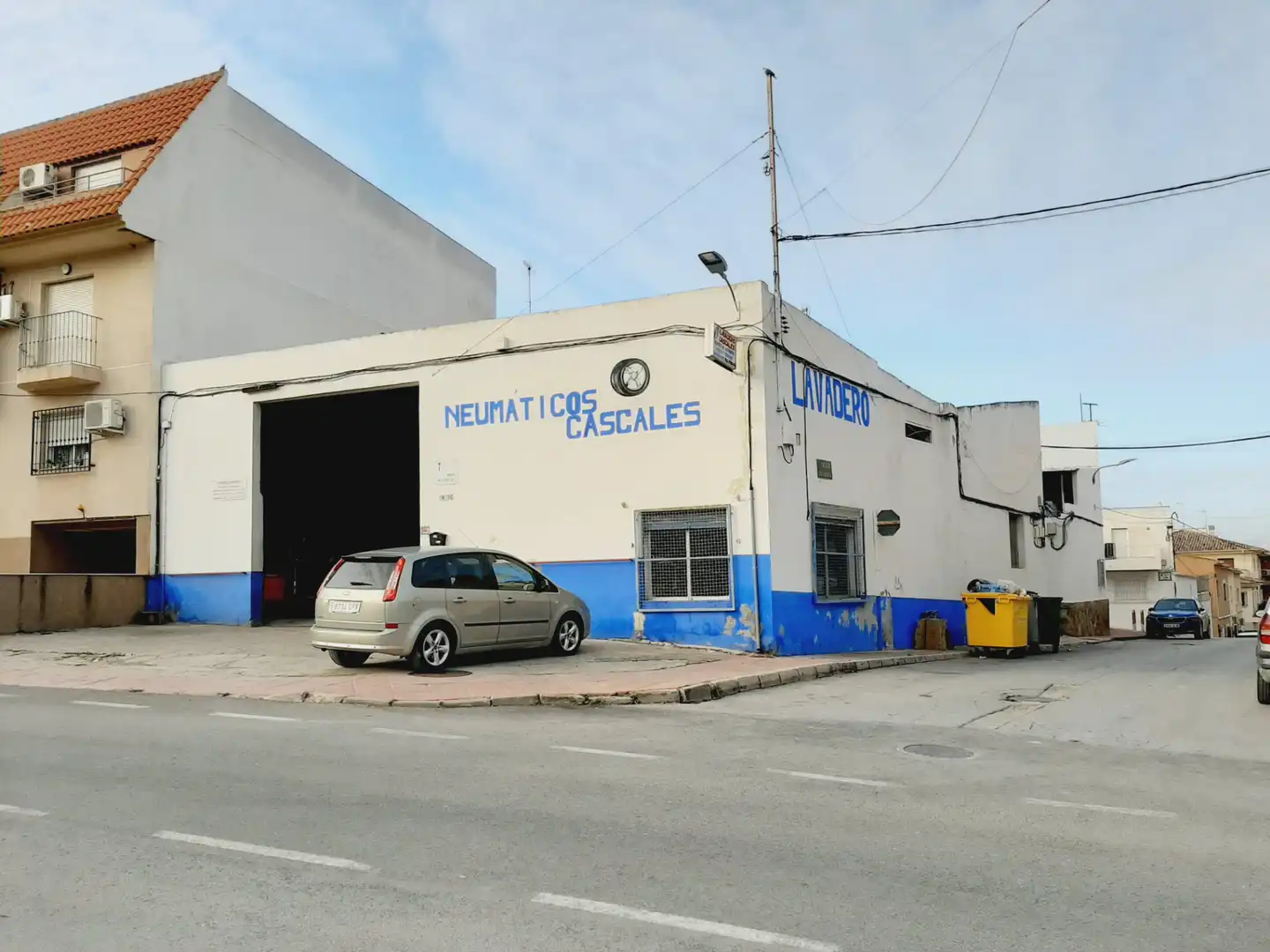 Vista exterior de Nave industrial en venta en Archena