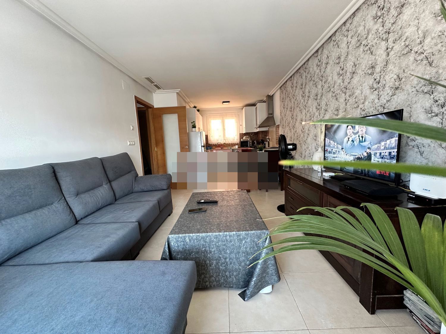 Sala de estar de Piso en venta en Elche / Elx con Amueblado, Horno y Lavadora