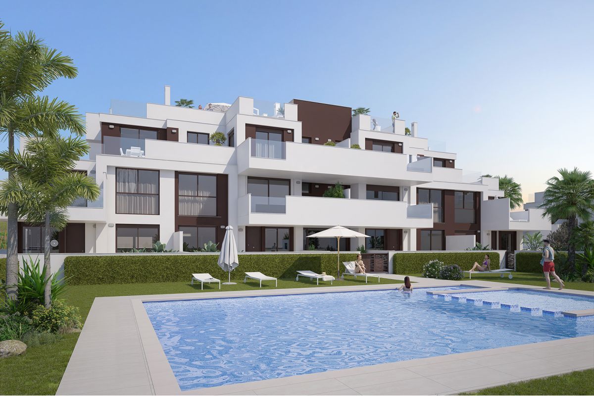 Vista exterior de Apartament en venda en Pilar de la Horadada amb Aire condicionat, Calefacció i Terrassa