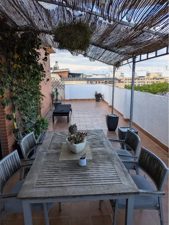 Terrasse von Dachboden zum Verkauf in Sagunto / Sagunt mit Klimaanlage, Terrasse und Abstellraum