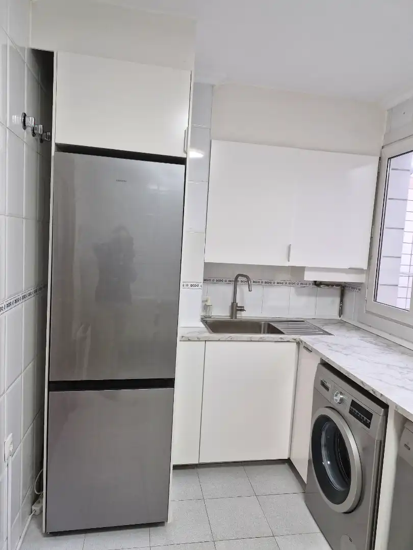 Cocina de Piso de alquiler en Bilbao  con Calefacción, Parquet y Amueblado