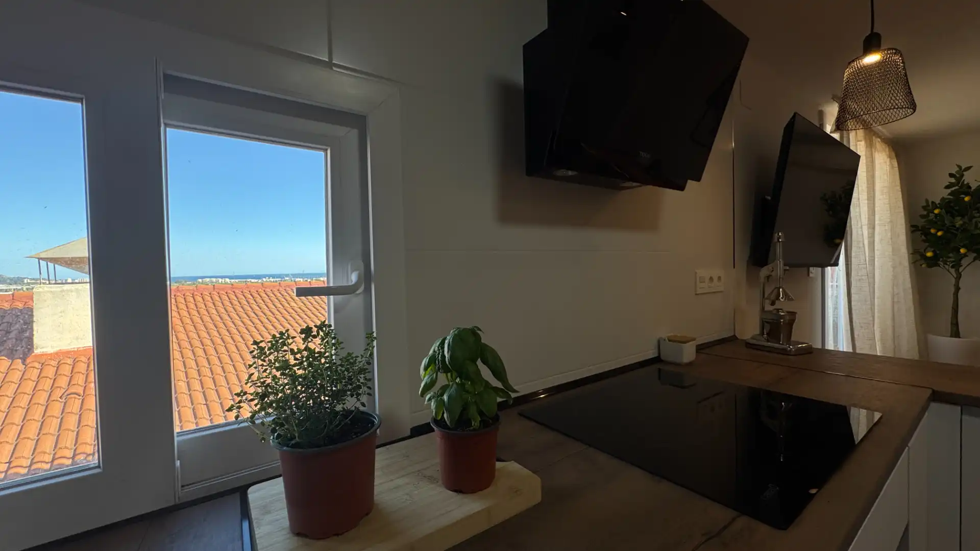 Küche von Wohnung zur Miete in Motril mit Klimaanlage, Parkett und Terrasse