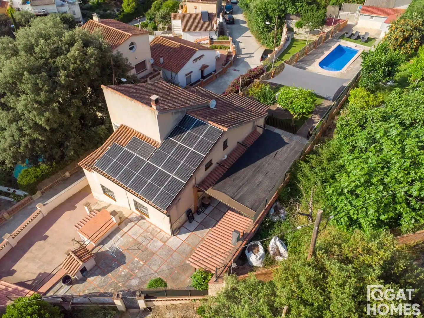 Vista exterior de Casa o chalet en venta en Sant Cugat del Vallès con Aire acondicionado, Calefacción y Terraza
