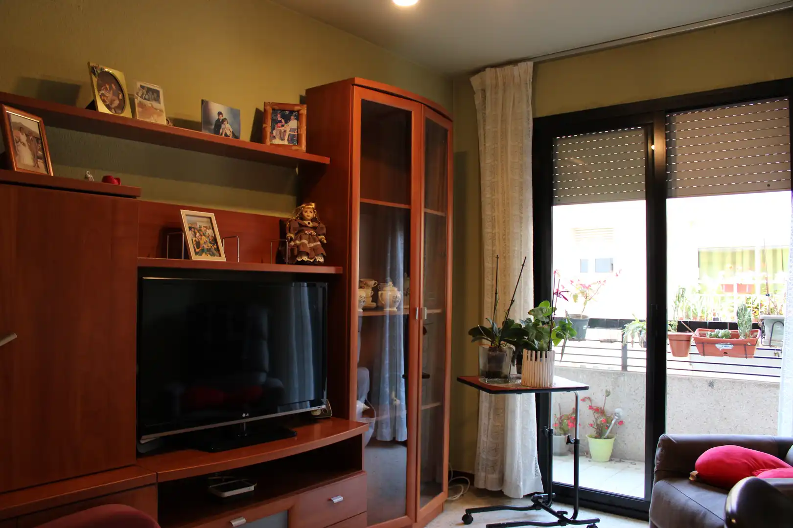 Sala de estar de Piso en venta en Girona con Calefacción y Balcón