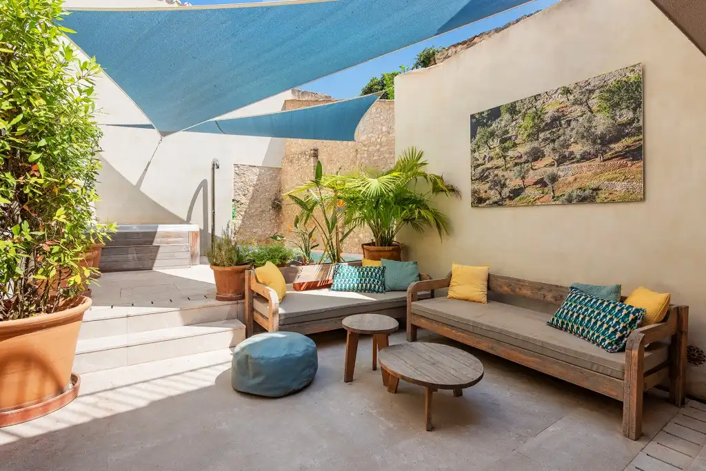 Terrace of Country homes for sale in Pollença  with Air Conditioner, Heating and Private garden
