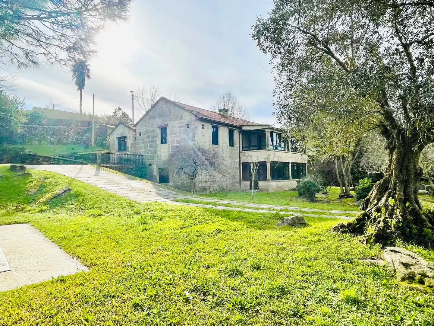 Vista exterior de Finca rústica en venta en Soutomaior con Calefacción, Jardín privado y Terraza