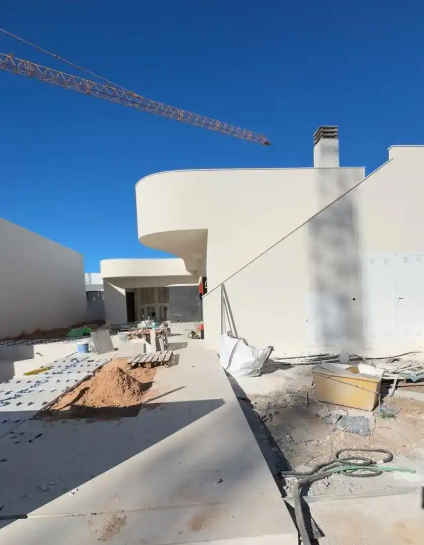 Exterior view of Houses for sale in Algorfa  with Air Conditioner and Swimming Pool