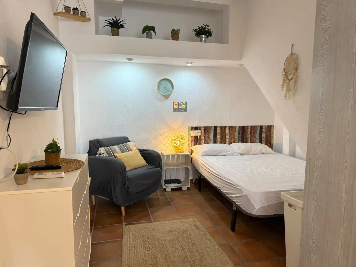 Schlafzimmer von Wohnung zur Miete in Altea mit Klimaanlage, Heizung und Möbliert