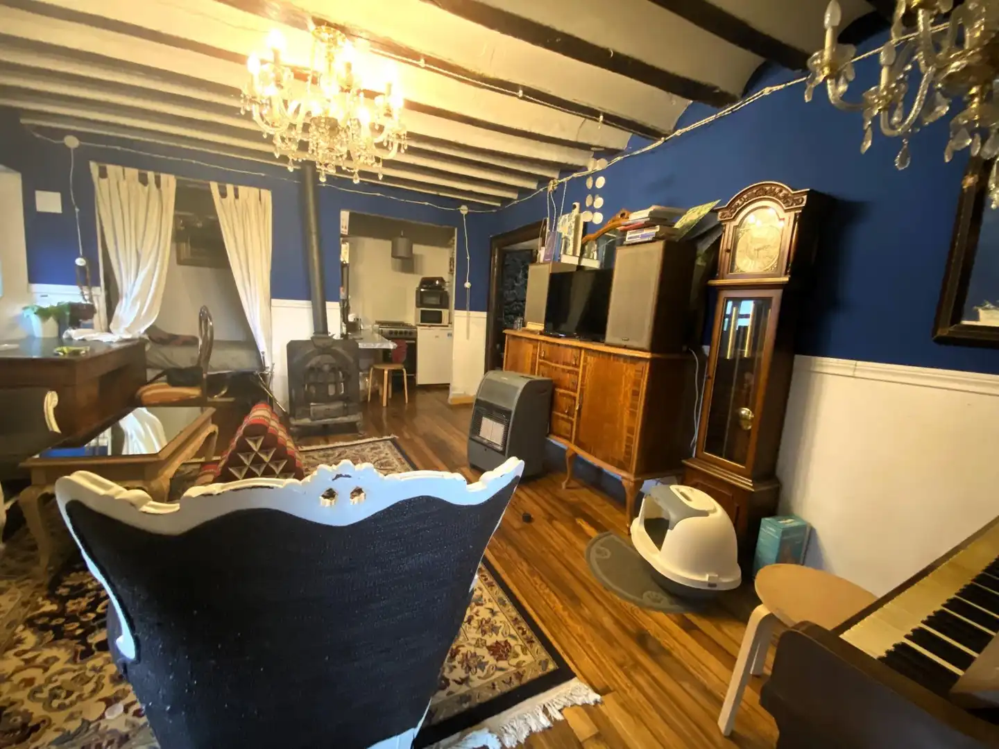 Sala d'estar de Casa o xalet en venda en Valle de Mena amb Jardí privat