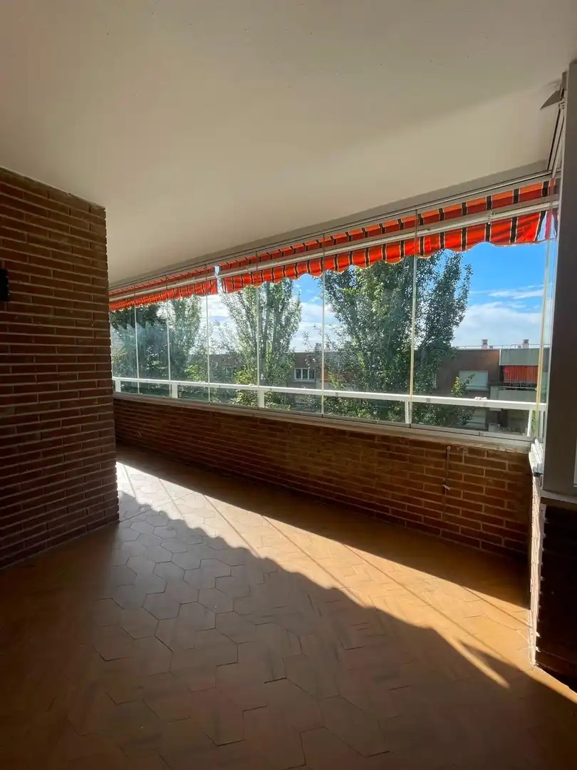 Terrace of Flat for rent in Pozuelo de Alarcón  with Air Conditioner, Heating and Private garden