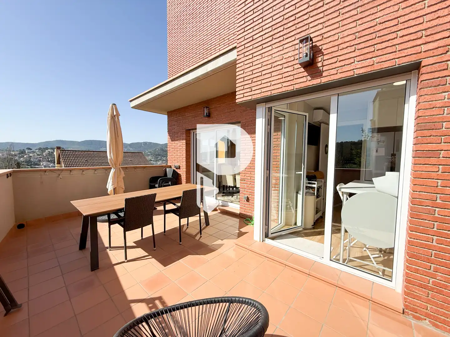 Terraza de Casa o chalet de alquiler en Vallirana con Aire acondicionado, Calefacción y Jardín privado