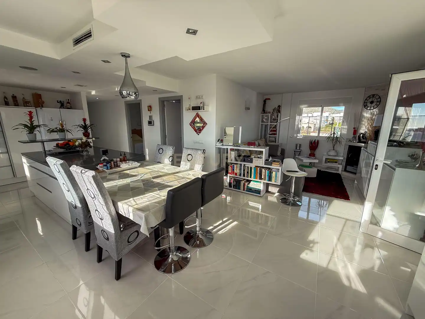 Dining room of Houses for sale in Eivissa  with Air Conditioner, Oven and Washing machine